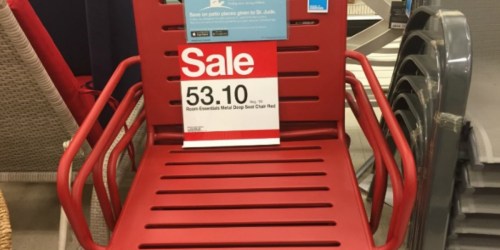 Target Memorial Day Sale: Room Essentials Metal Patio Chair Only $31.86 (Regularly $59.99) + More