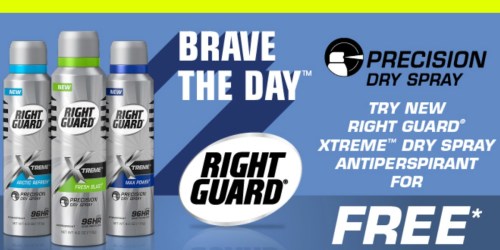 Free Right Guard XtremeDry Spray Antiperspirant After Rebate (Up To $7.49 Value)