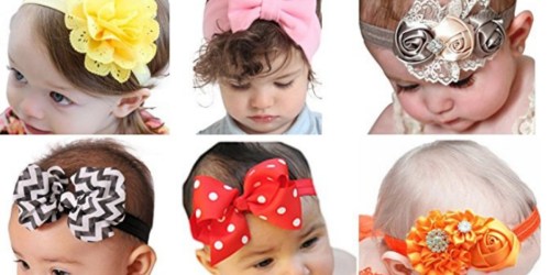 Amazon: 9 Pack Hairbands w/ Bows Only $8.99 (Regularly $32) – Just $1 Each