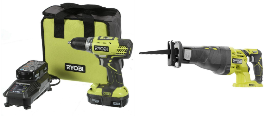 Home Depot: Ryobi ONE+ Drill/Driver Kit AND Ryobi Reciprocating Saw