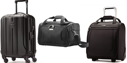 Samsonite Luggage Buy 1 Get 1 Free Sale = Boarding Bags $30 Each Shipped (Reg. $80) & More