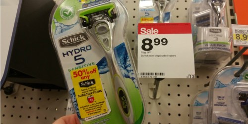 High Value $3/1 Schick Hydro Razor or Refill Coupon = Nice Buys at Target & CVS