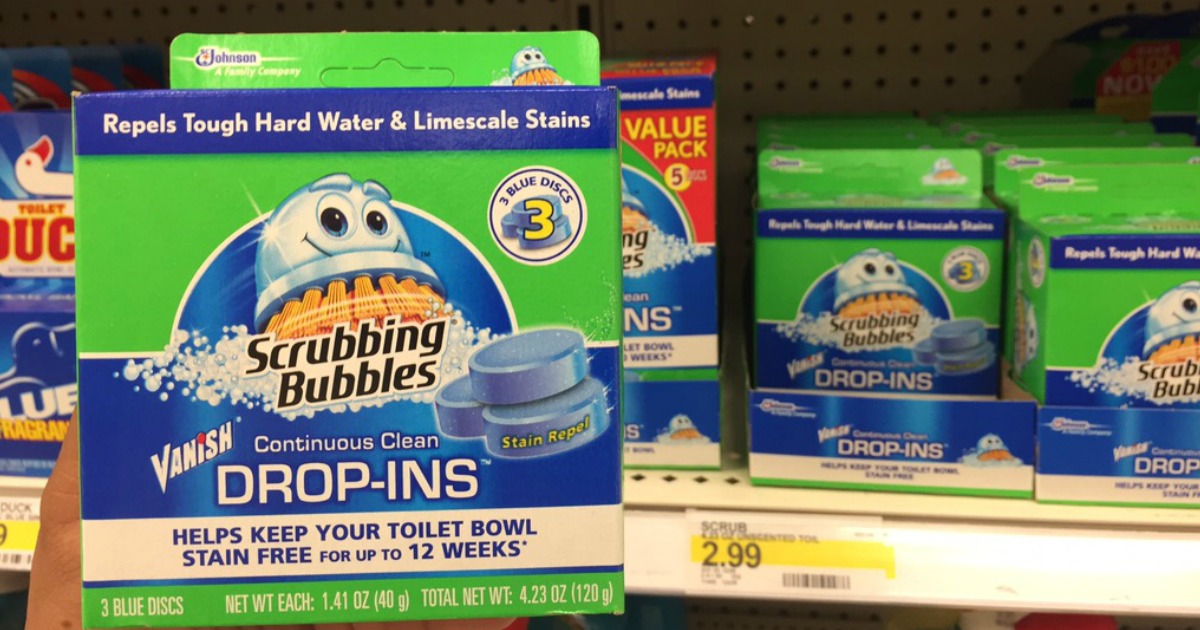 Target 2 FREE Boxes of Scrubbing Bubbles DropIns After Ibotta