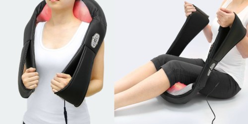 Amazon: Shiatsu Deep-Kneading Heated Massager Only $35.71 Shipped (Includes Car Adapter)