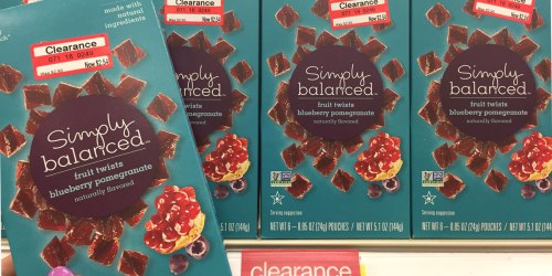Target: Over 50% Off Simply Balanced Fruit Twists