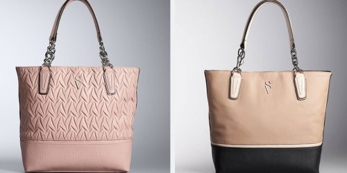 Kohl’s Cardholders: Simply Vera Wang Tote Only $38.49 Shipped (Regularly $100)
