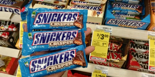 CVS: Snickers Crisper Bars ONLY 58¢ Each