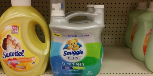 Snuggle Plus SuperFresh Fabric Softener 95oz Bottle Just $6.64 Shipped (Only 8¢ Per Load)