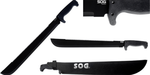 Highly Rated SOGfari 18″ Machete Only $12.53 (Regularly $33)