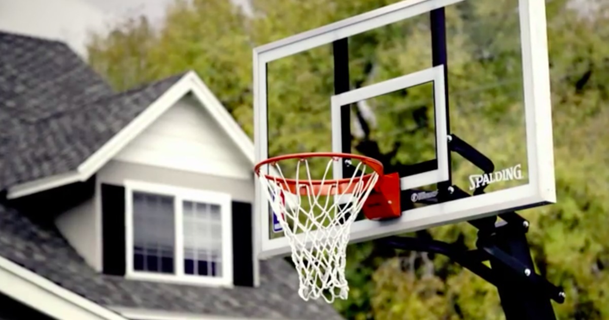 Walmart Spalding 54 Nba Basketball Hoop Only 197 Shipped