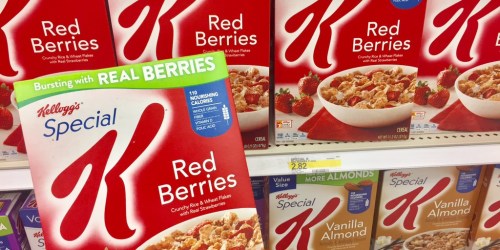 New $1/2 Kellogg’s Special K Cereal Coupon = Only $1.62 at Target