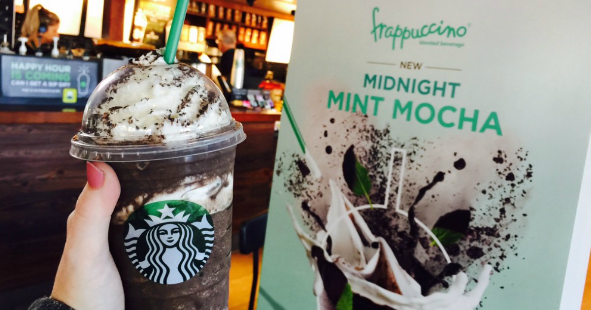 Starbucks Midnight Mint Mocha Frappuccino Now Available (Get 50 Off