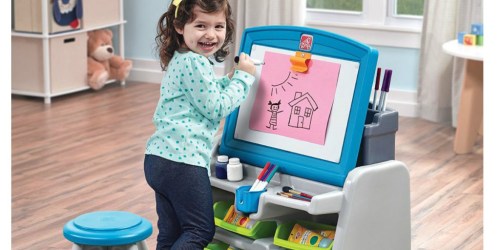 Kohl’s: New $10 off $25 Purchase Coupon = Step2 Flip & Doodle Easel Desk w/ Stool & Bins Only $39.99