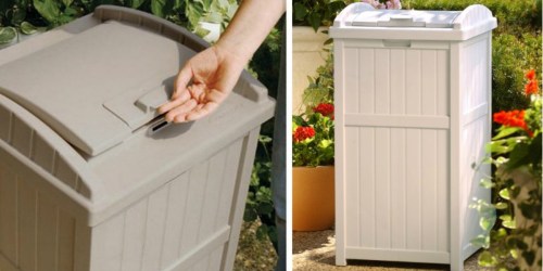 Amazon: Suncast Outdoor Trash Hideaway Only $31.31 Shipped (I LOVE These Trash Cans!)