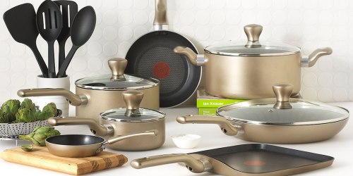 Macys.com: T-Fal 16-Piece Cookware Set Just $79.99 Shipped + Earn $15 Macy’s Cash