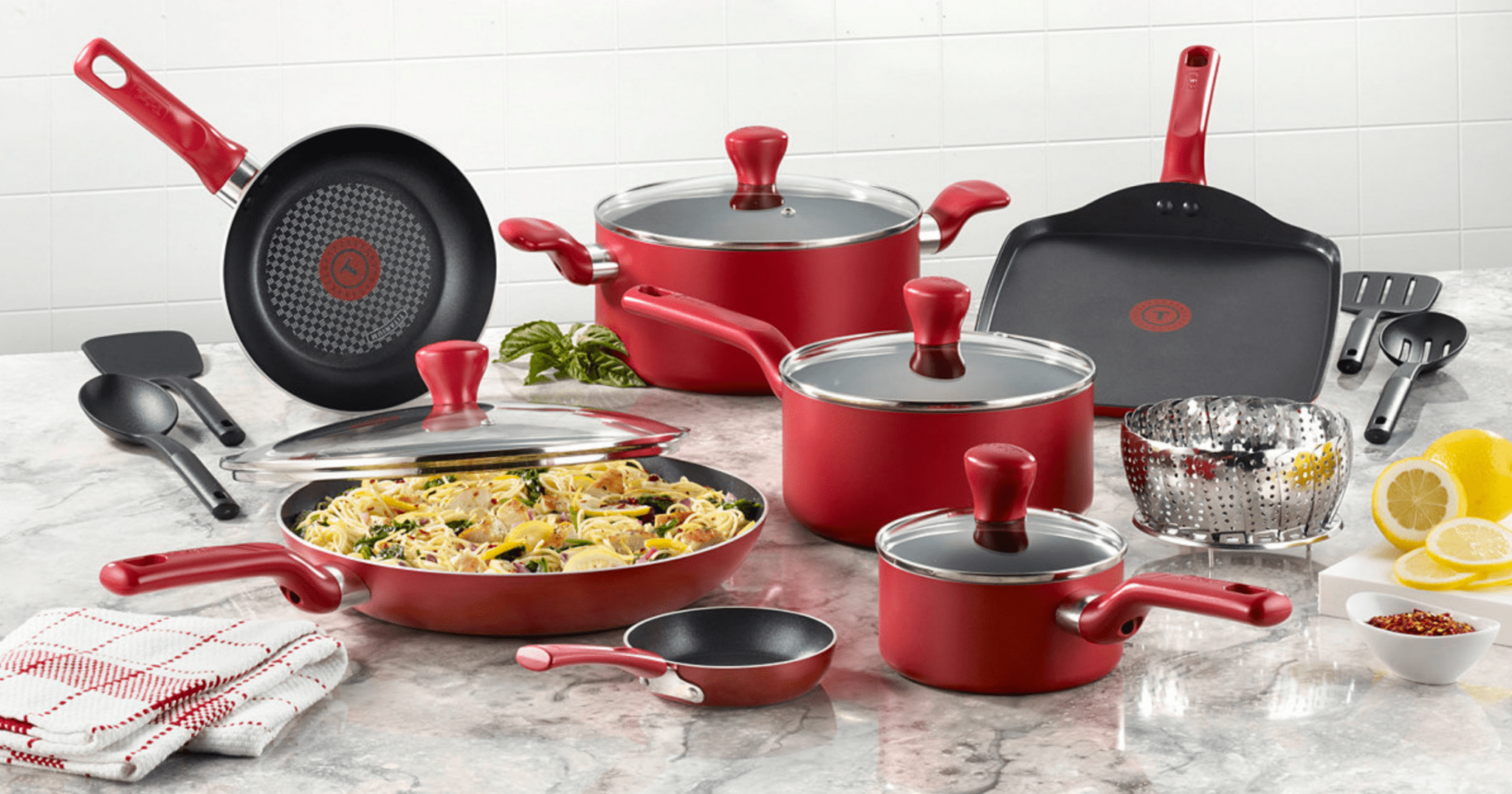TFal 16Piece Cookware Set Just 79.99 Shipped + Earn 15