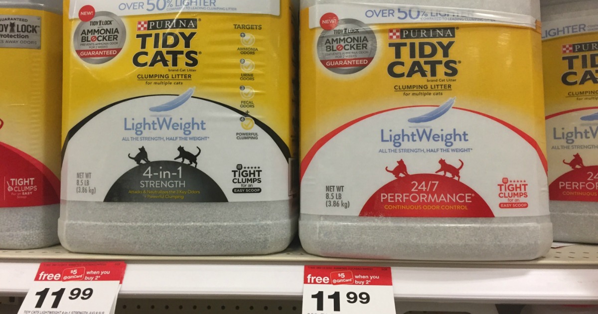 New 3/1 Tidy Cats Litter Coupon = 8.5 Lb Jugs Just 5.30 at Target