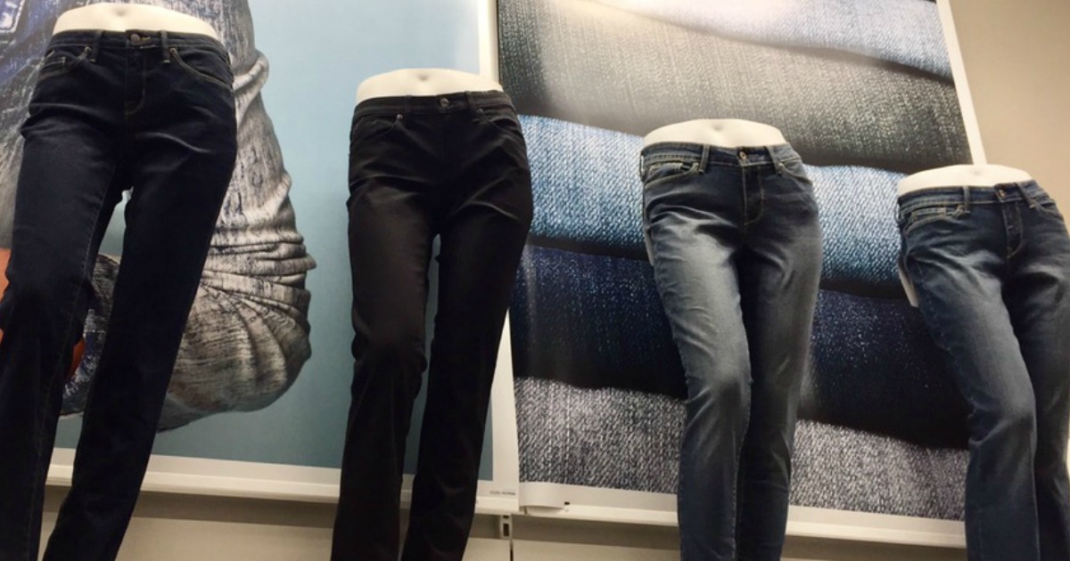 jeans on mannequins at Target