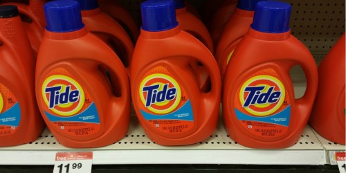 Target: LARGE Tide Laundry Detergent 100oz Bottles Only $6.49 Each