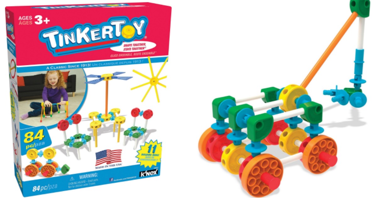 tinkertoy on the go building set