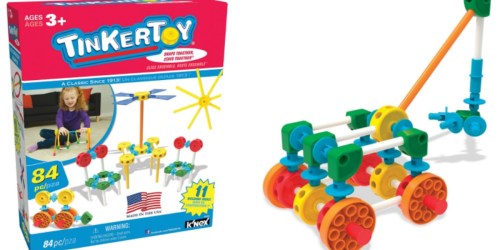 Amazon: TINKERTOY Little Constructor’s 84-Piece Building Set Only $19.19 (Regularly $29.99)