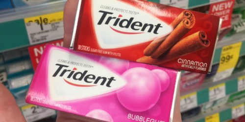 Walgreens: Trident Gum Only 26¢ (Starting 5/14) – Print Your Coupons Now