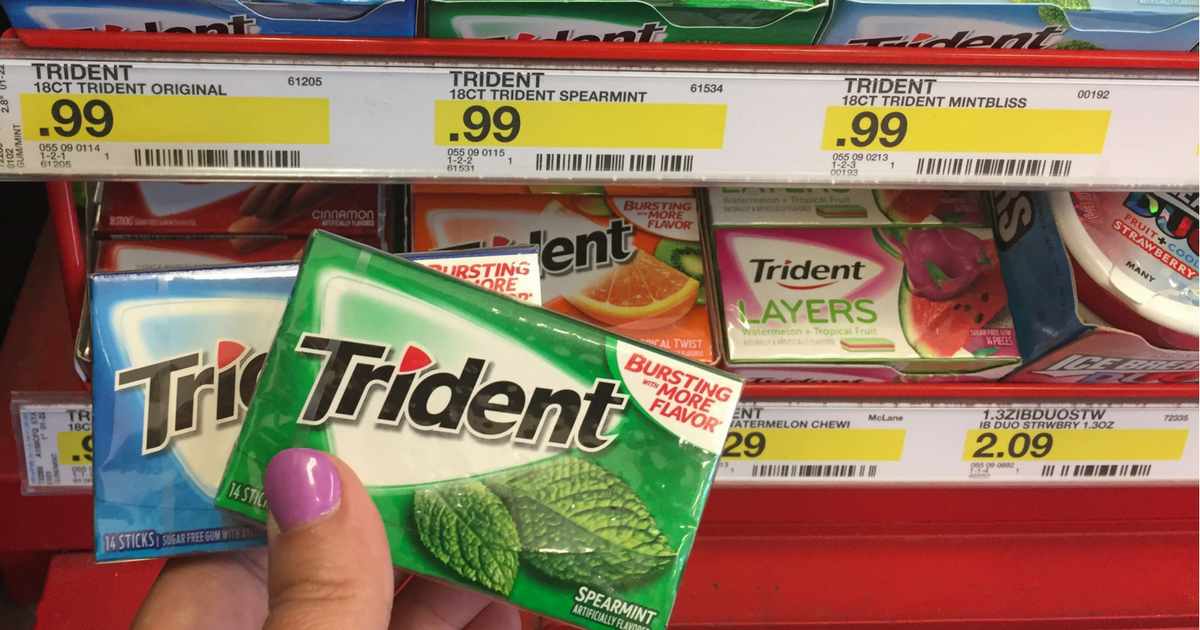 Target Three FREE Packs of Trident Gum