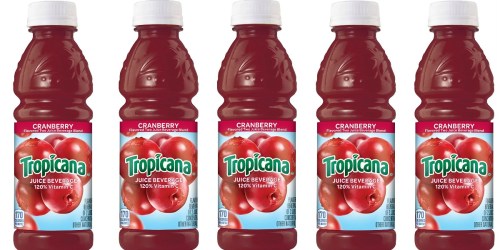 Amazon Prime: 24 Pack Tropicana Cranberry Juice 10oz Bottles ONLY $10.63 (Just 44¢ Each)