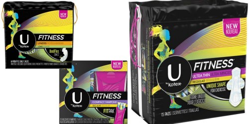 CVS: U by Kotex Fitness Tampons, Pads, & Liners Only $1.99