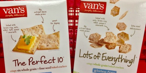 New $1.50/1  Van’s Simply Delicious Product Coupons = Gluten-Free Crackers Only $1.49 at Target