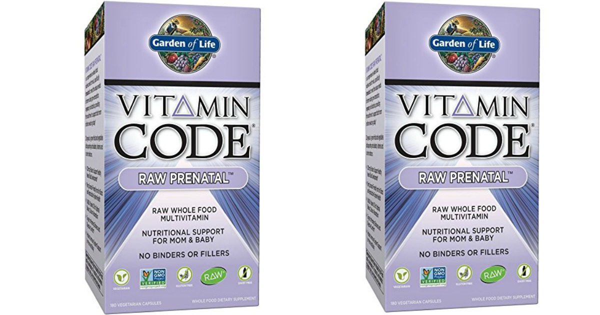 Amazon Garden of Life Prenatal Vitamins 180Count Only 29.95 Shipped