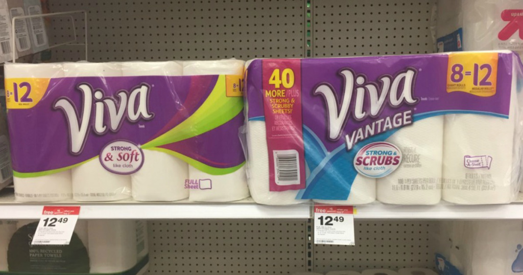 Target Viva Paper Towels Only 75¢ Per Giant Roll (After Gift Card)