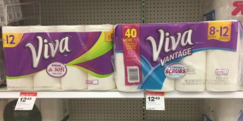 Target: Viva Paper Towels Only 75¢ Per Giant Roll (After Gift Card)