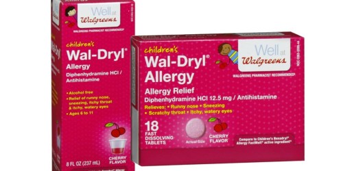 Walgreens: Children’s Wal-Dryl ONLY $1.84 Each – No Coupons Needed!