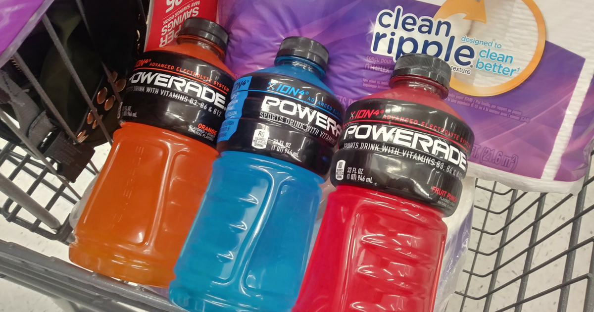 Walgreens Powerade, Vitaminwater & Dasani Bottles Only 58¢ Each Just Use Digital Coupons
