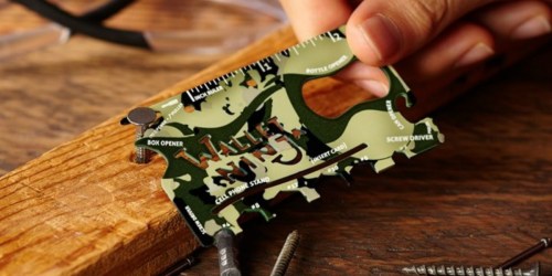 Amazon: Wallet Ninja 18-in-1 Multi Tool Only $3.30 (Great Father’s Day Gift)