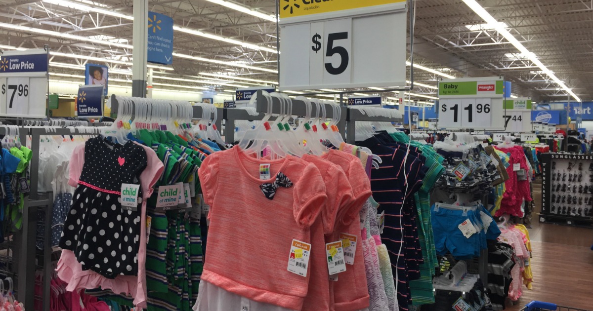 Walmart Clearance!! $1 Kids Clothes Clearance At Walmart!! Inexpensive Back  To School Kids Clothing 