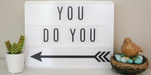 Try This Tuesday: Lightbox Messages For Your Home Or Office ~ SO FUN!