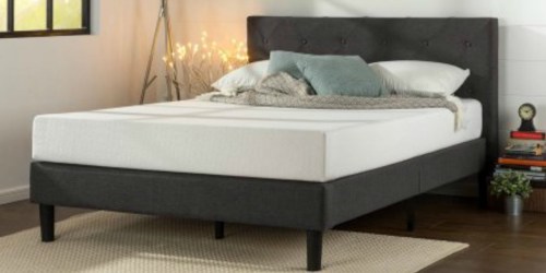 Amazon: Upholstered Platform Queen-Sized Bed Just $128.60 Shipped