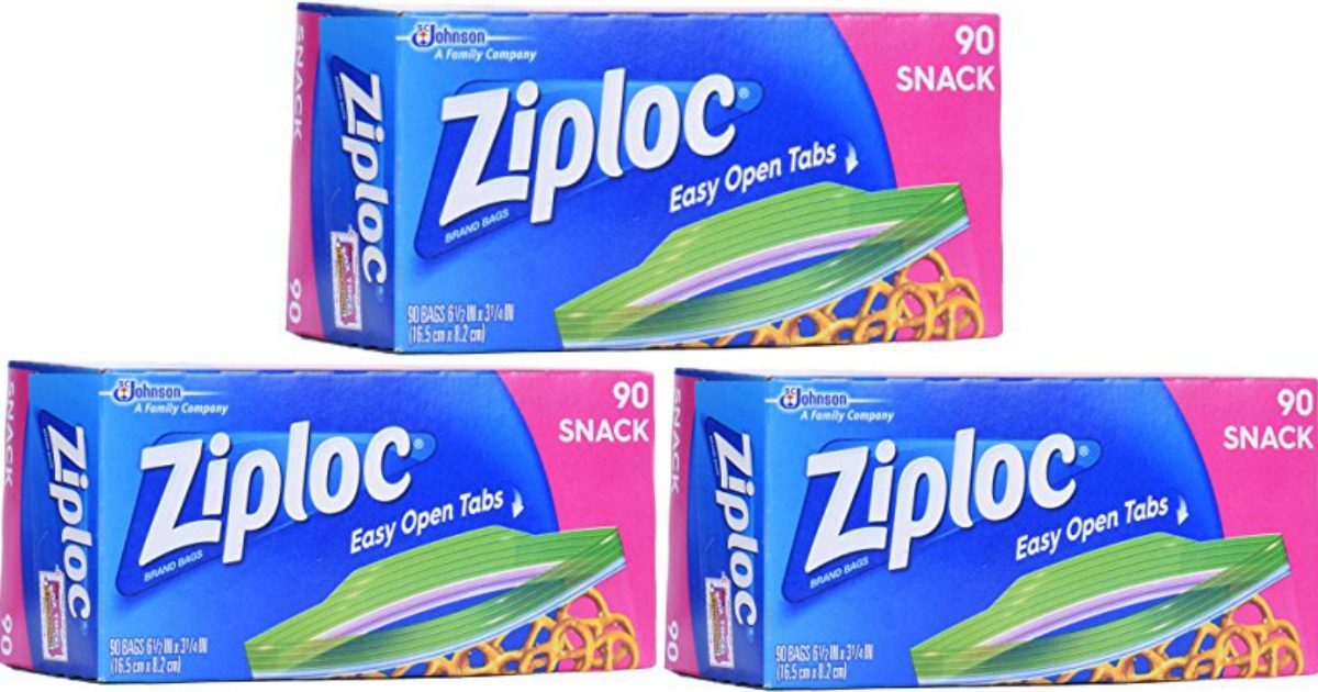 ziploc snack bags 270 count