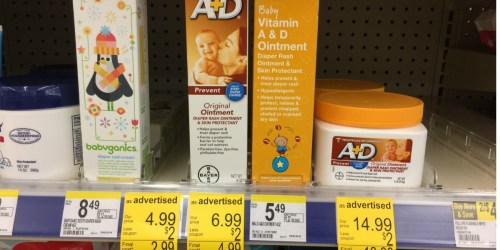 Walgreens: A+D Diaper Rash Ointment 1.5 oz Only $1.99