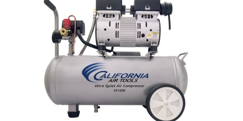 California Air Tools Ultra-Quiet & Oil-Free Air Compressor ONLY $115