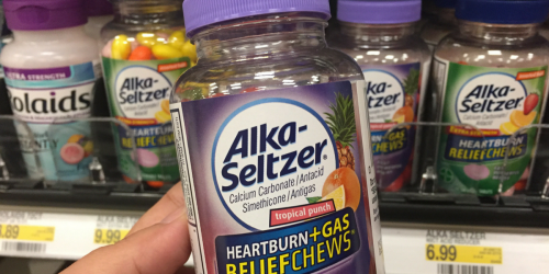 High Value $3/1 Alka-Seltzer ReliefChews Coupon = 54-Count Bottle ONLY $2.39 at Target