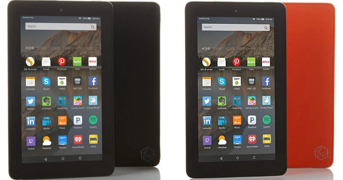Amazon 7″ 16GB Tablet with Case and Online Services Voucher w