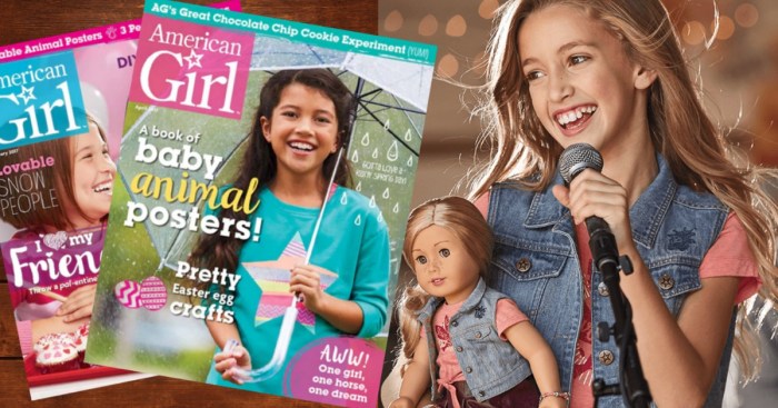American Girl Magazine Subscription Only 2 66 Per Issue Features Games Crafts Advice More Hip2save