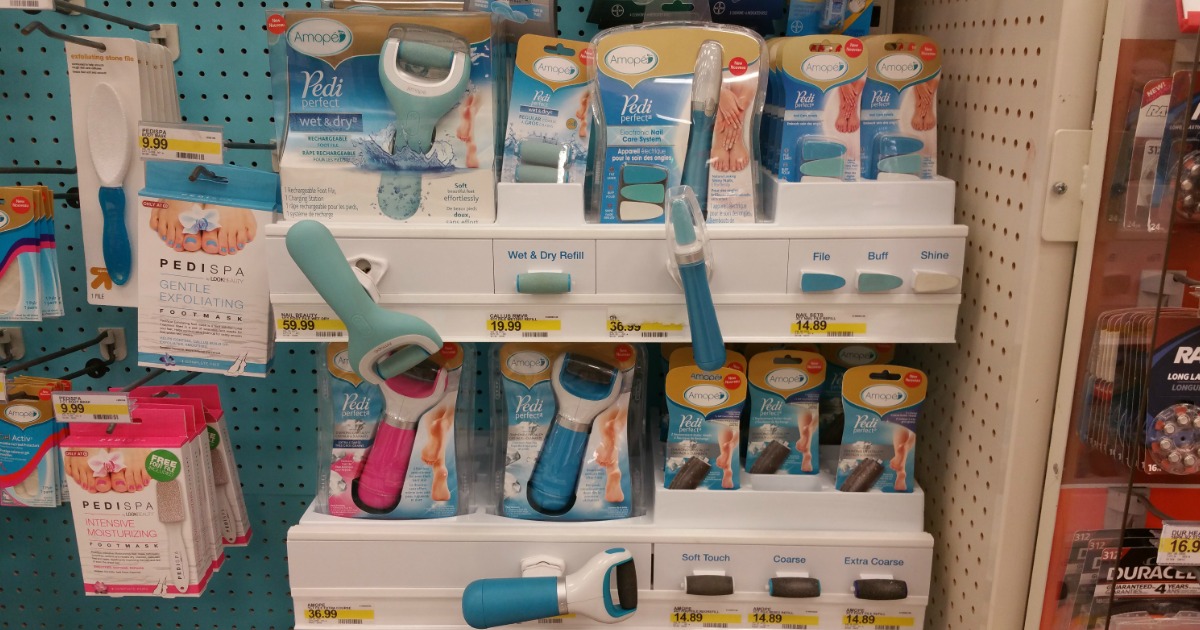 Target Amopé Pedi Perfect Electronic Foot File ONLY 13.29 (Regularly