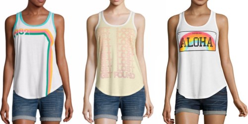 JCPenney: Arizona Racerback Tanks ONLY $4.50 Each (Regularly $14)