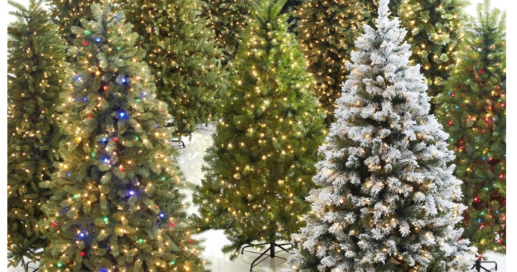 Home Depot: 75% Off Artificial Christmas Trees = 6.5' Tree w/ LED ...