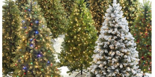 Save on Christmas Trees NOW at Home Depot! 6.5′ Pre-Lit LED Tree Just $25 Shipped & More
