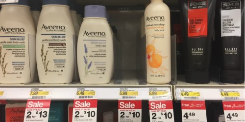 Target: Aveeno Body Wash Just $2 (Regularly $6.49) & More